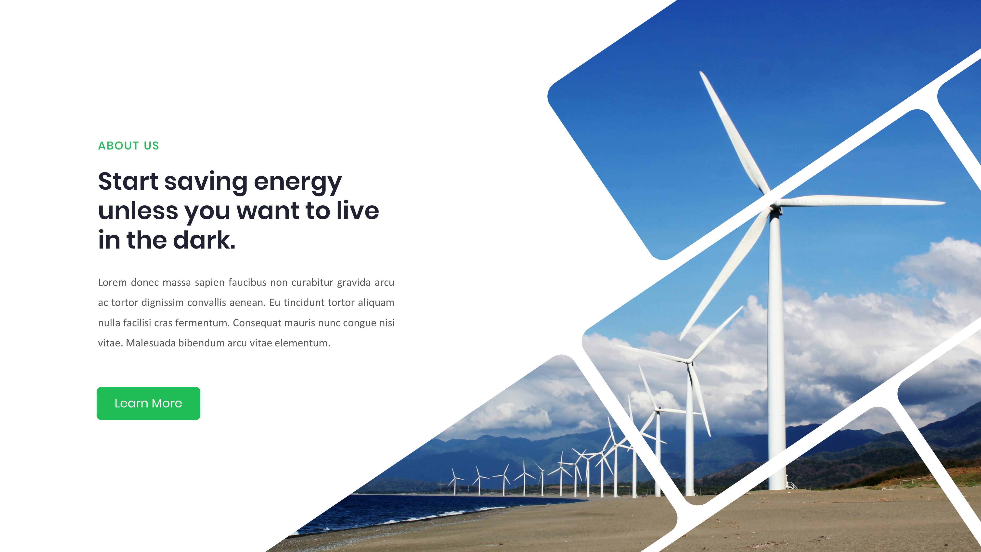 Econergy Renewable Energy Google Slide Template, Presentation Templates